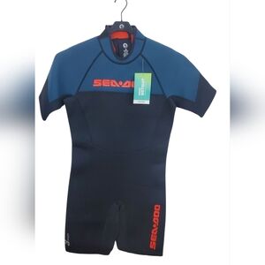 Sea-Doo Mens Wetsuit Escape Shorty 3mm NWT Size Large